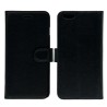 Coque Portefeuille &agrave; Rabat Noir iPhone 6 Plus