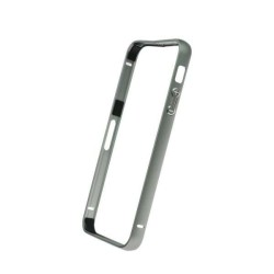 Coque Bumper Gris M&eacute;tal