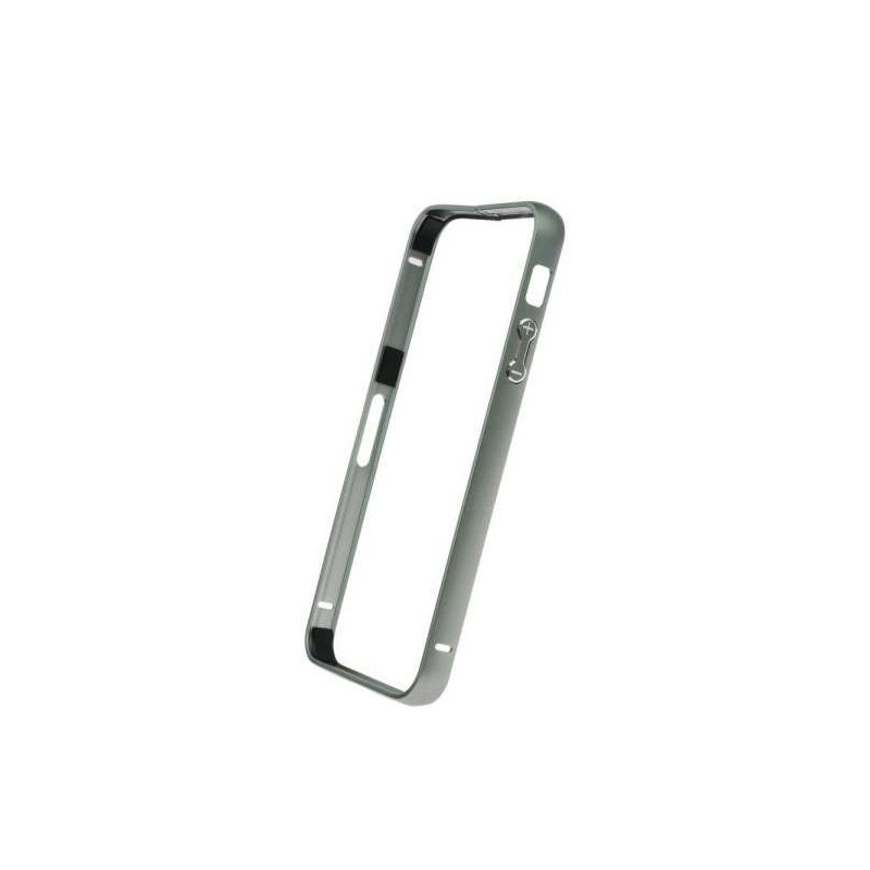 Coque Bumper Gris M&eacute;tal