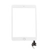 Vitre Tactile Assembl&eacute;e Compl&egrave;te Compatible iPad Mini 3 BLANC