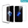 Coque de Protection TPU Transparente + Verre Tremp&eacute; iPhone 7