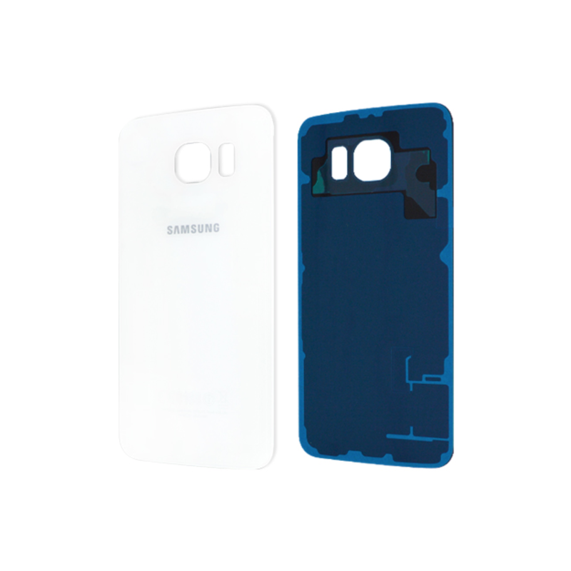 Vitre Arri&egrave;re Compatible Samsung Galaxy S6 Blanc