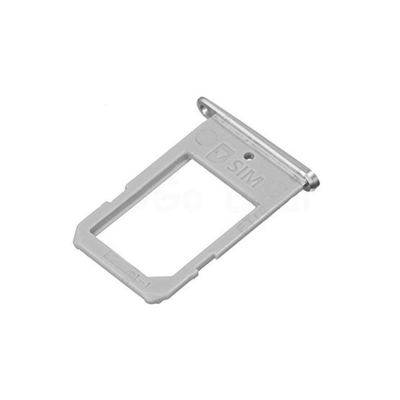 Tiroir Sim Gris Compatible Samsung S6 Edge