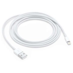 C&acirc;ble G&eacute;n&eacute;rique USB Lightning Blanc 2M