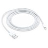 C&acirc;ble G&eacute;n&eacute;rique USB Lightning Blanc 2M