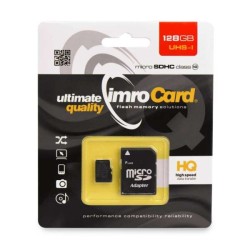 Carte M&eacute;moire Micro-SD 128Go avec Adaptateur SD