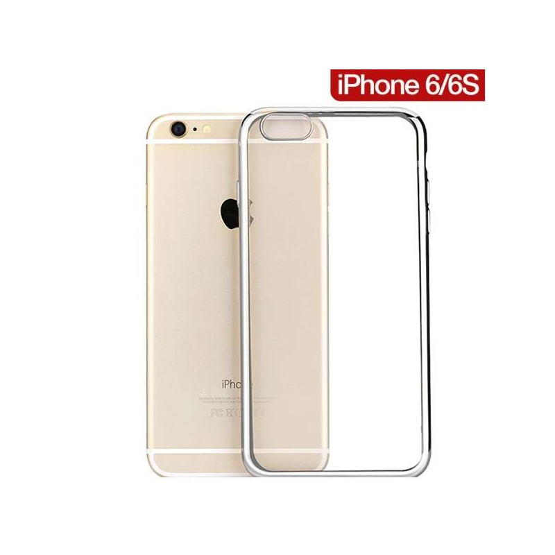 Coque Transparente TPU Contour Brillant iPhone 6 / 6S