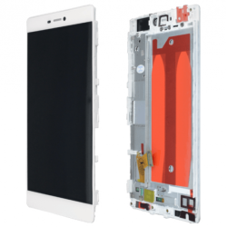 Ecran LCD / Ch&acirc;ssis Huawei P8 Blanc