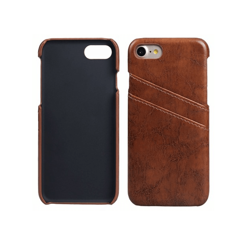 Coque Effet Cuir iPhone 7 / 8 Porte - cartes