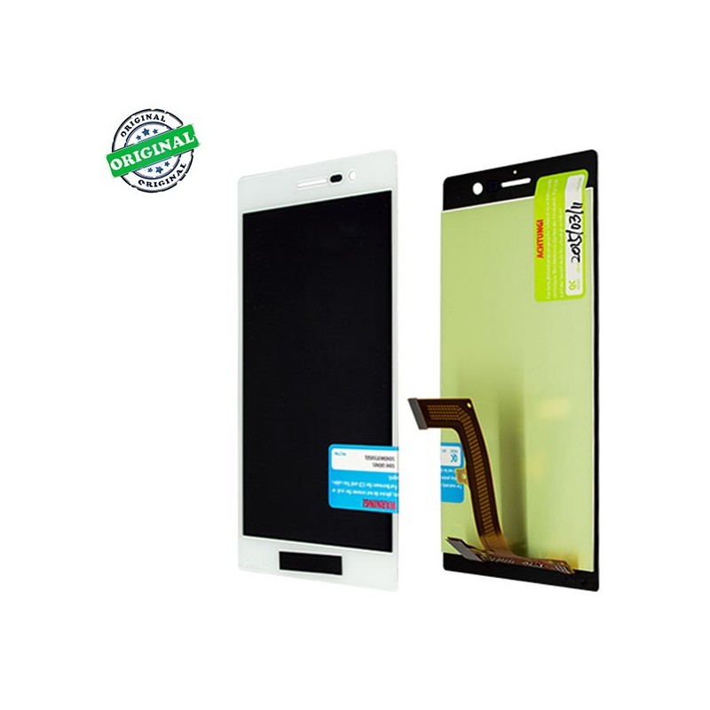Ecran LCD / Vitre Tactile Huawei P7 BLANC