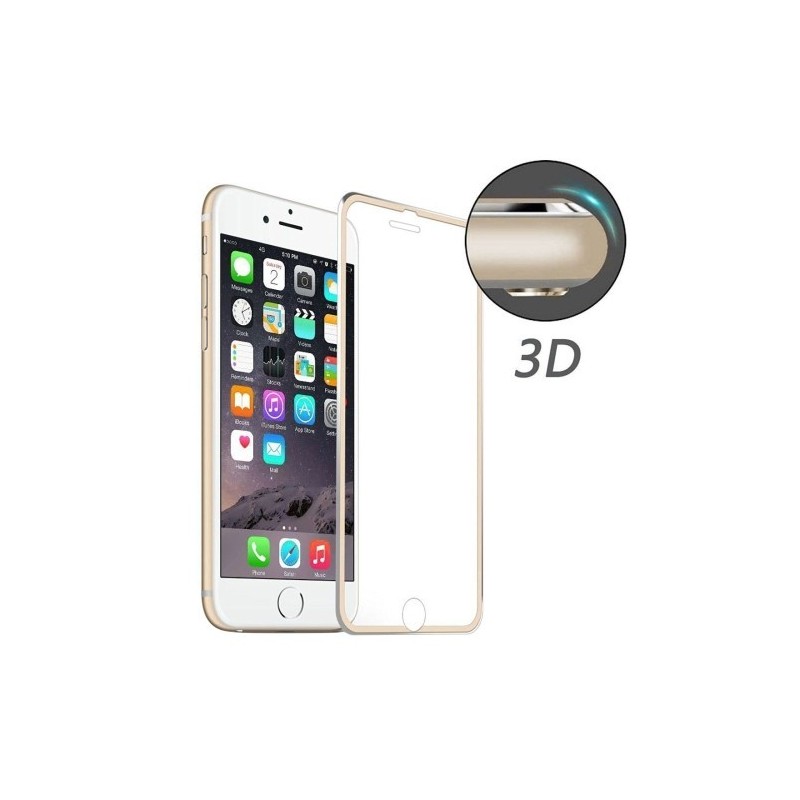 Film Anti - choc 3D en verre tremp&eacute; avec bordures iPhone 7