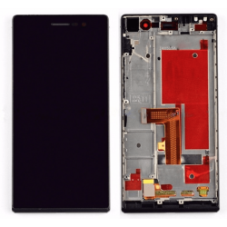 Ecran LCD / Vitre Tactile Sur Ch&acirc;ssis Huawei P7 Noir