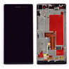 Ecran LCD / Vitre Tactile Sur Ch&acirc;ssis Huawei P7 Noir
