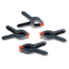 Set de 4 Grandes Pinces Plastique de Serrage