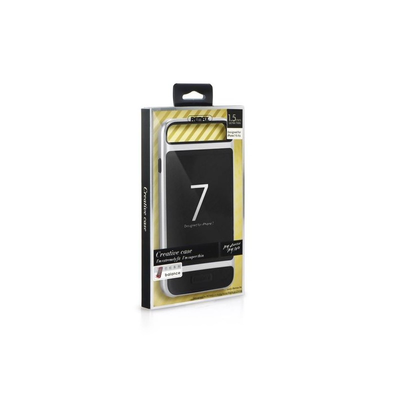 Coque TPU Noir / Argent iPhone 7 / 8