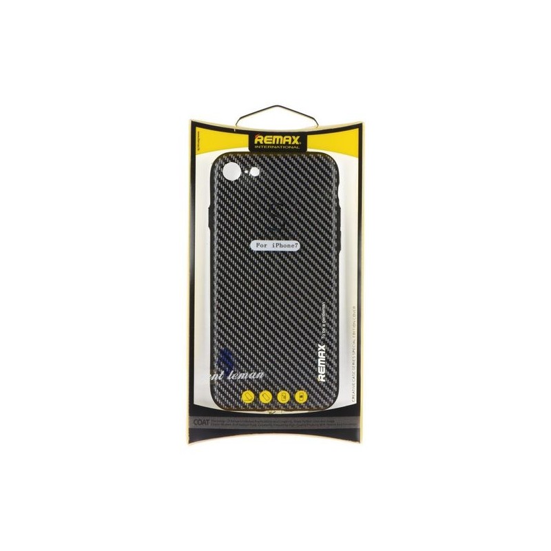 Coque TPU Carbone Noir / Gris iPhone 6/6S