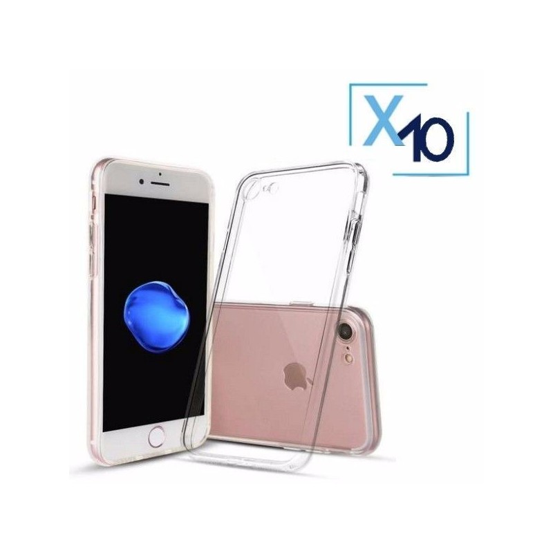 Lot x10 Coque de Protection Transparente iPhone 7 / 8
