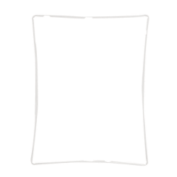 Joint Cadre Plastique Blanc pour Bordure iPad 2 / 3 / 4
