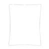 Joint Cadre Plastique Blanc pour Bordure iPad 2 / 3 / 4