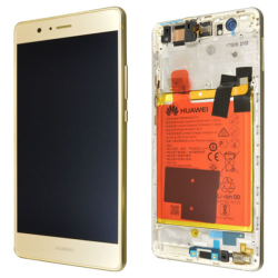 Ecran LCD Original + Ch&acirc;ssis + Batterie Huawei P9 Lite Or