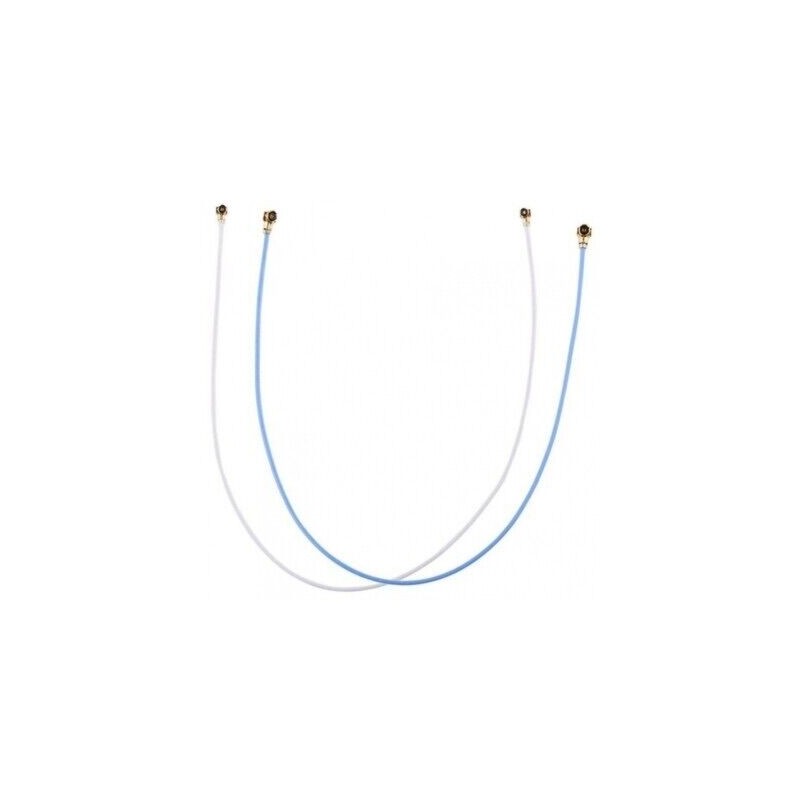 Lot de 2 antennes Co-axial R&eacute;seau Bleu / Blanc Samsung Note 10 Lite