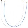 Lot de 2 antennes Co-axial R&eacute;seau Bleu / Blanc Samsung Note 10 Lite