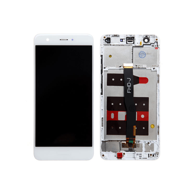 Ecran LCD / Vitre Tactile sur Ch&acirc;ssis Huawei Nova Blanc