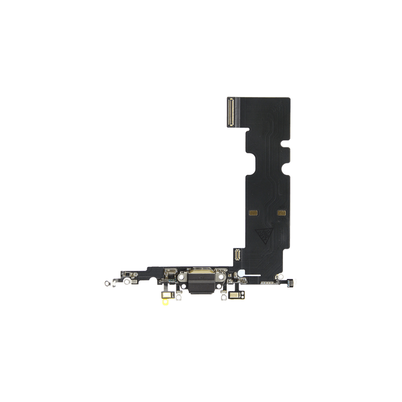 Nappe / Connecteur de Charge et Micro Original Reconditionn&eacute; pour iPhone 8 Plus (Noir)