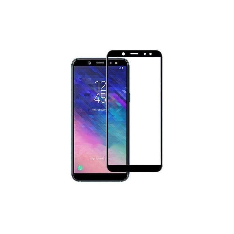 Film Anti - Choc 5D / Verre tremp&eacute; Samsung A6 Plus 2018