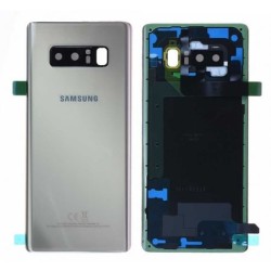 Vitre / Cache Batterie / Arri&egrave;re Samsung Galaxy Note 8 ARGENT
