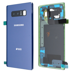 Vitre / Cache Batterie / Arri&egrave;re Samsung Galaxy Note 8 BLEU