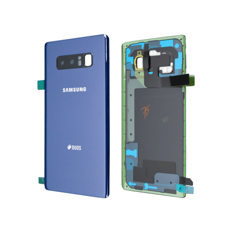 Vitre / Cache Batterie / Arri&egrave;re Samsung Galaxy Note 8 BLEU