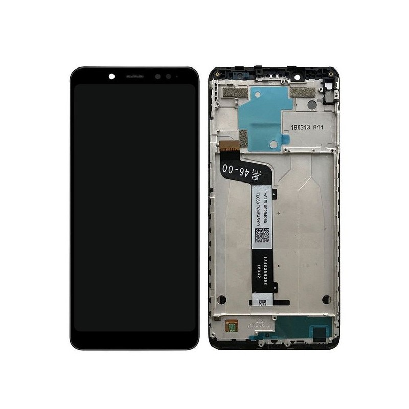 Ecran LCD / Vitre Tactile / Ch&acirc;ssis Xiaomi Redmi 5 Plus Noir