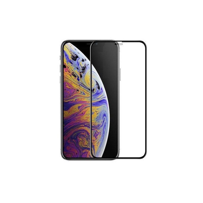 Film Verre tremp&eacute; 5D Bordure Noire iPhone XS Max