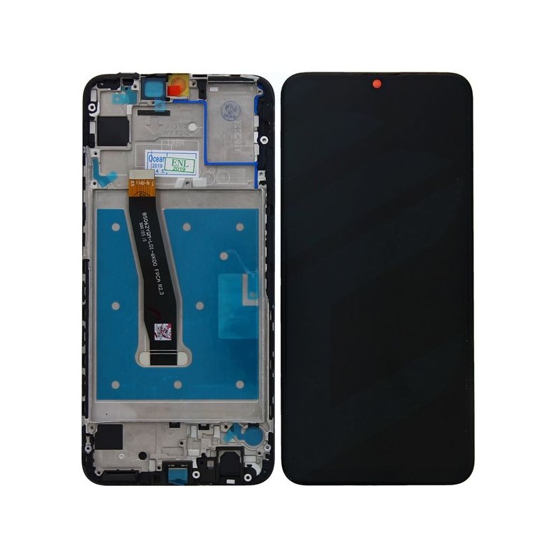 Ecran LCD / Vitre Tactile sur Ch&acirc;ssis Compatible Huawei P Smart 2019 Noir