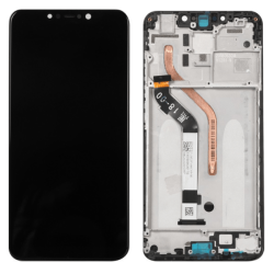 Ecran LCD / Vitre Tactile sur Ch&acirc;ssis Compatible Xiaomi Pocophone F1 Noir