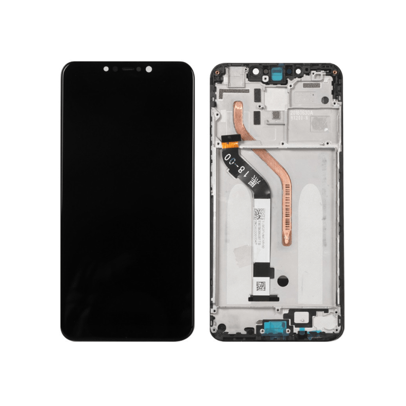 Ecran LCD / Vitre Tactile sur Ch&acirc;ssis Compatible Xiaomi Pocophone F1 Noir