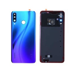 Vitre Arri&egrave;re Comptible Huawei P30 Lite Bleu Aurora