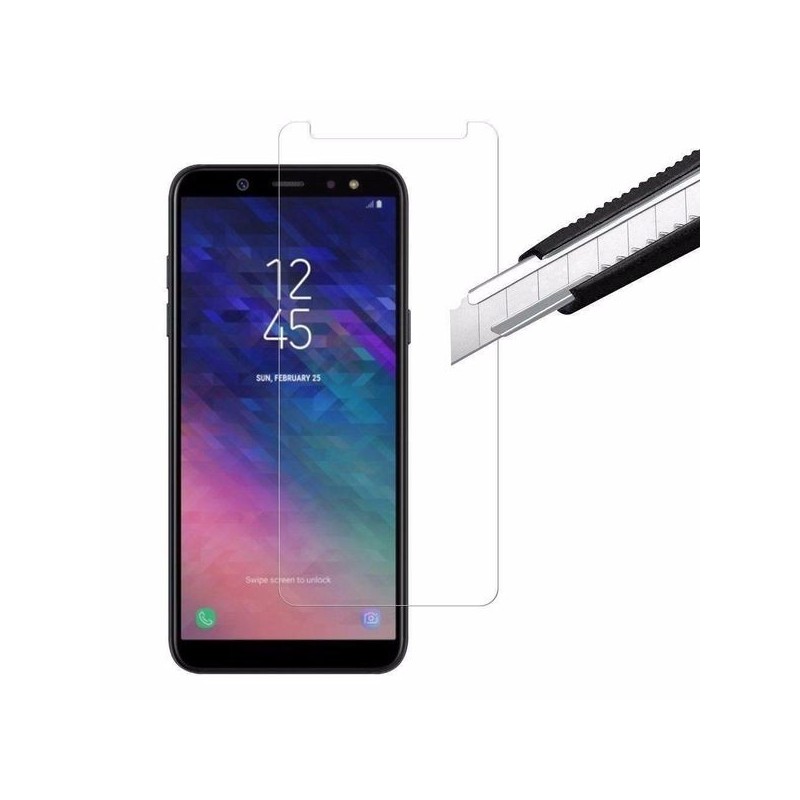 Film Anti - Choc en Verre Tremp&eacute; Galaxy J6 Plus