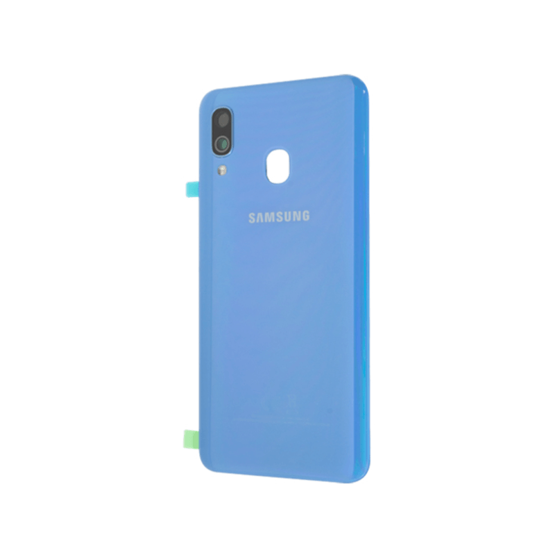 Vitre / Cache Batterie / Arri&egrave;re Samsung Galaxy A40 BLEU