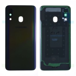 Vitre / Cache Batterie / Arri&egrave;re Samsung Galaxy A40 NOIR