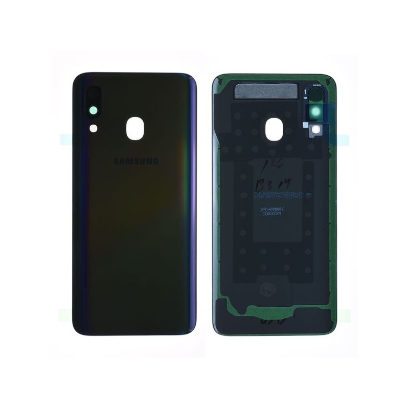 Vitre / Cache Batterie / Arri&egrave;re Samsung Galaxy A40 NOIR