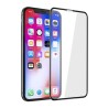Film Verre tremp&eacute; 5D 9D Bordure Noire iPhone X / XS / 11 Pro
