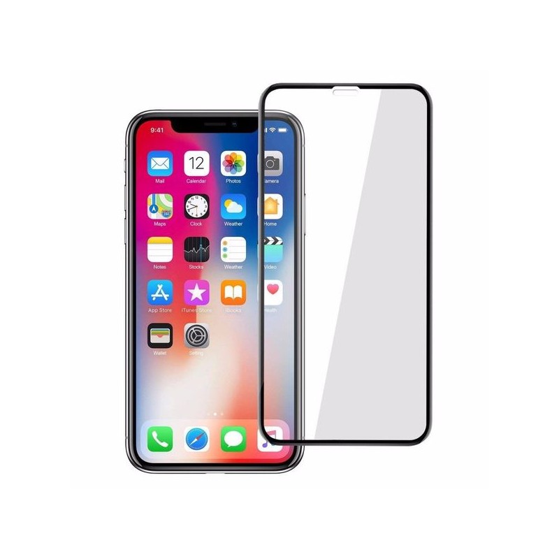 Film Verre tremp&eacute; 5D Bordure Noire iPhone 11 Pro Max