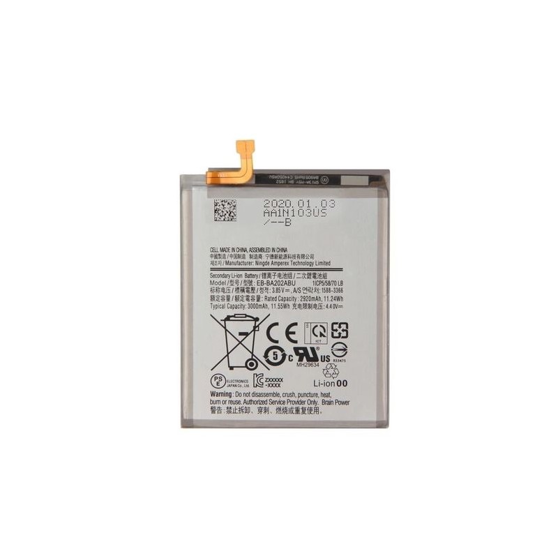 Batterie Compatible Samsung Galaxy A20e A202F 2019 3000 mAh