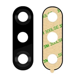Vitre / Lentille Cam&eacute;ra Avec Adh&eacute;sif Huawei P30 Lite
