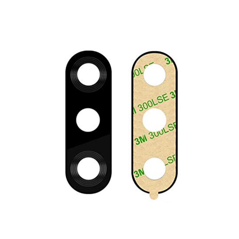 Vitre / Lentille Cam&eacute;ra Avec Adh&eacute;sif Huawei P30 Lite