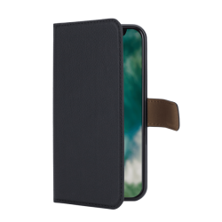 Coque Portefeuille Rabat / Magn&eacute;tique Cuir Noir iPhone 11