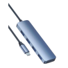 Hub USB-C 4-Port Super Speed (5 Gbps) - Design Ultra Compact en Alliage