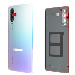 Vitre Arri&egrave;re Compatible Huawei P30 Pro Bleu Nacr&eacute;
